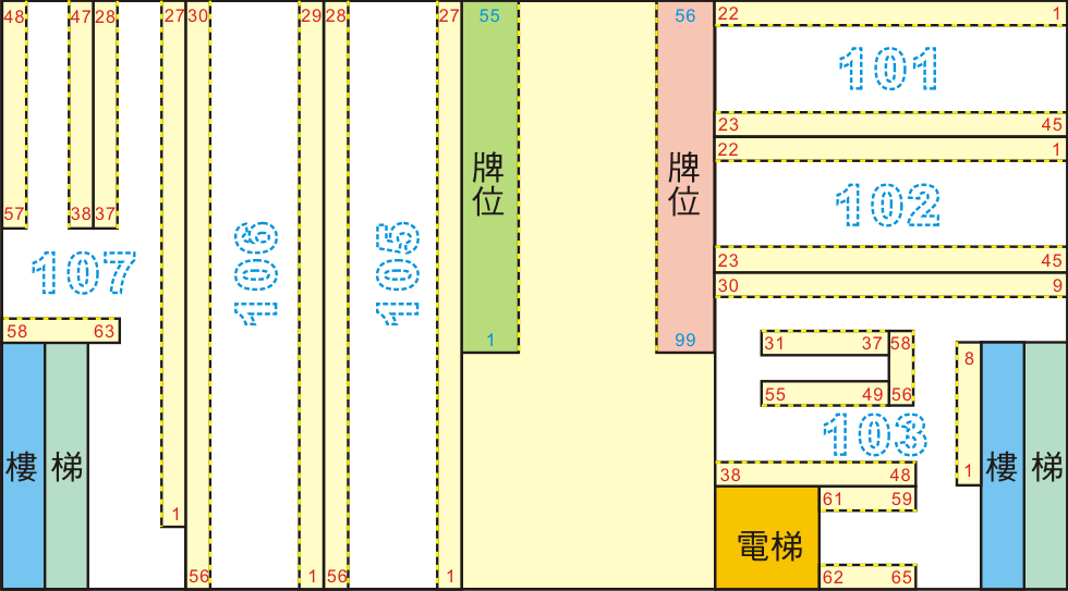 東牌位