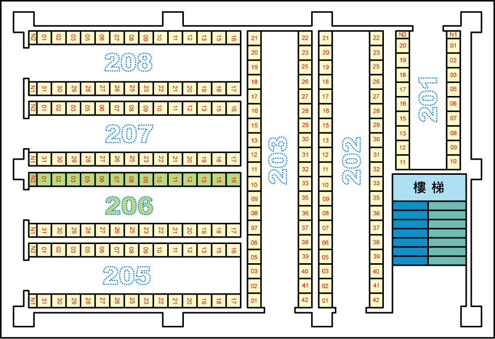 206廊