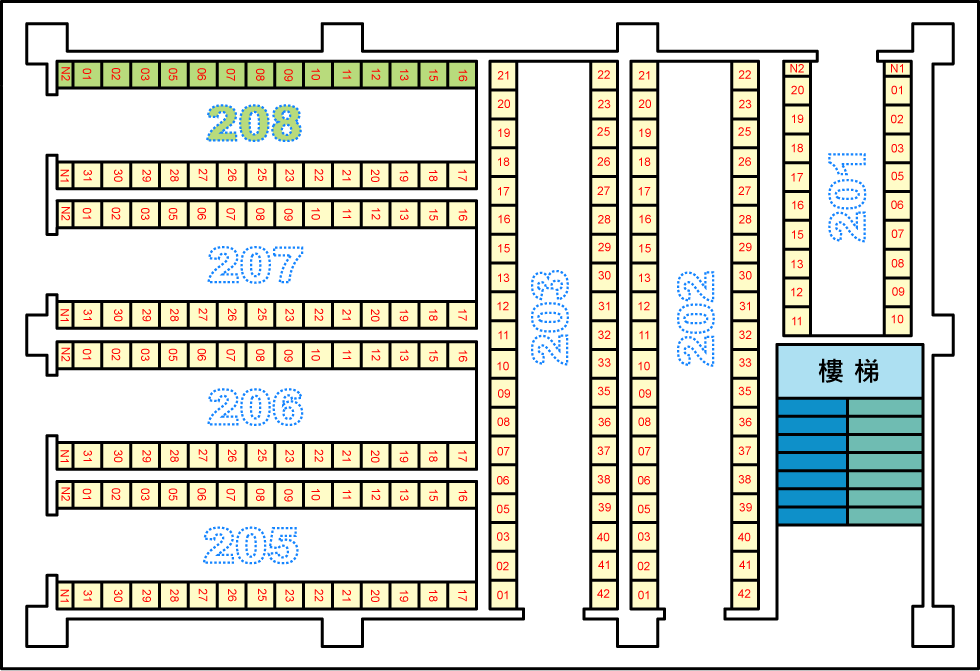 208廊